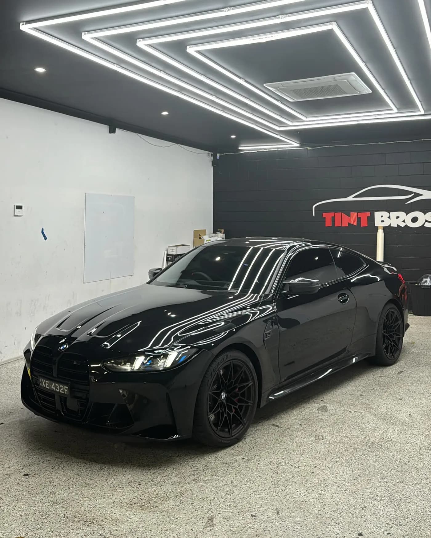 BMW M4 tinted with Rayno S9 Phantom at 5 percent by Tint Bros Adelaide