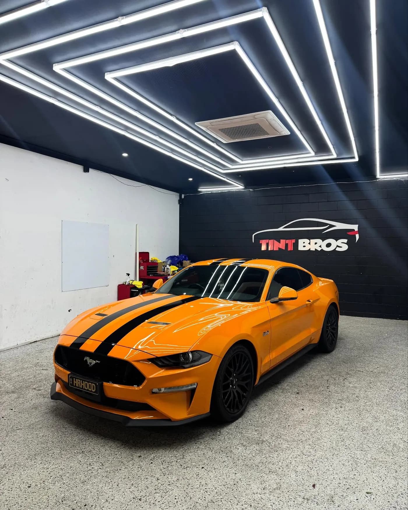 Ford Mustang GT with full Rayno Creed paint protection film