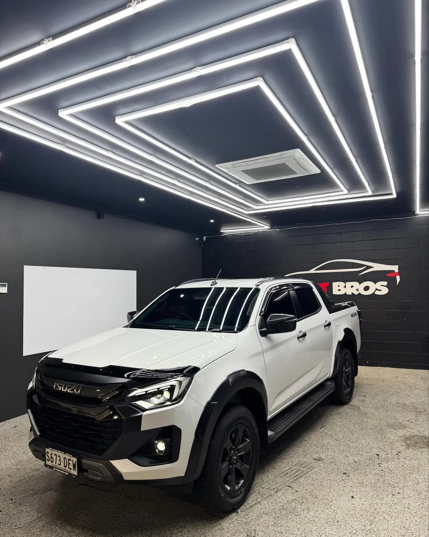 Isuzu D-Max tinted with Rayno S9 Phantom at 15 percent on the sides and rear